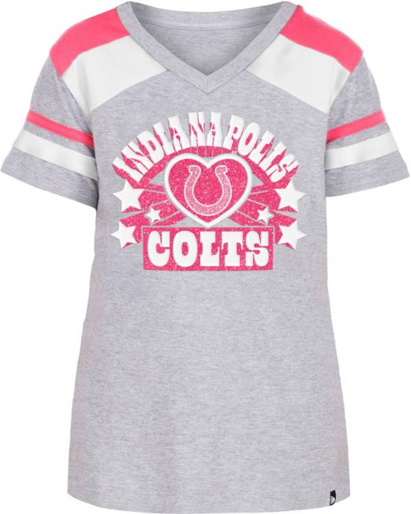 New Era Girls' Indianapolis Colts Glitter Star T-Shirt