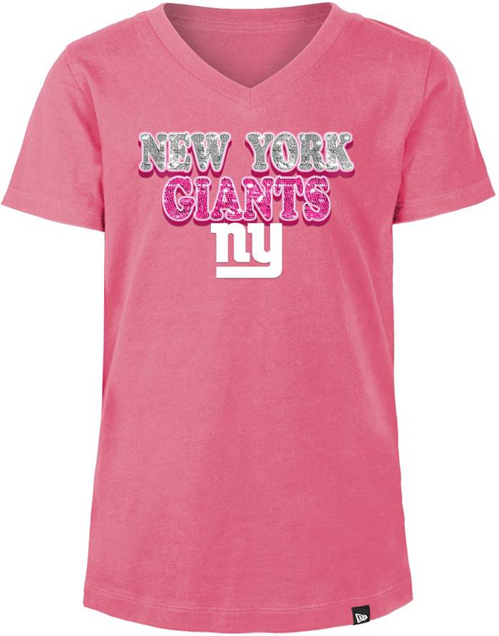 Toddler Pink New York Yankees Ball Girl T-Shirt