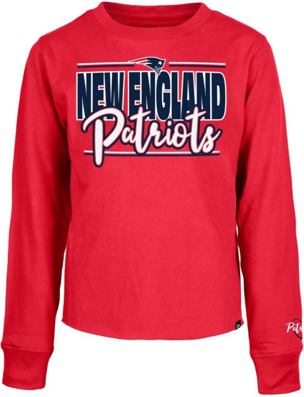 Mitchell & Ness Youth New England Patriots T-Shirt | Grey | Size Medium 10/12