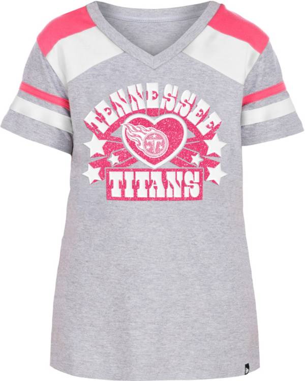 New Era Girls' Tennessee Titans Glitter Star T-Shirt product image