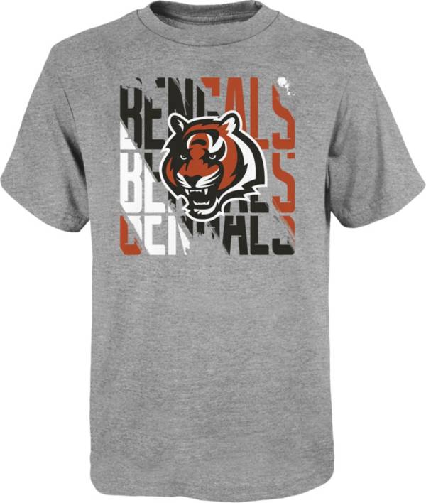 Official Team Apparel Youth Cincinnati Bengals Highlights Grey Tee Shirt -  Inotee