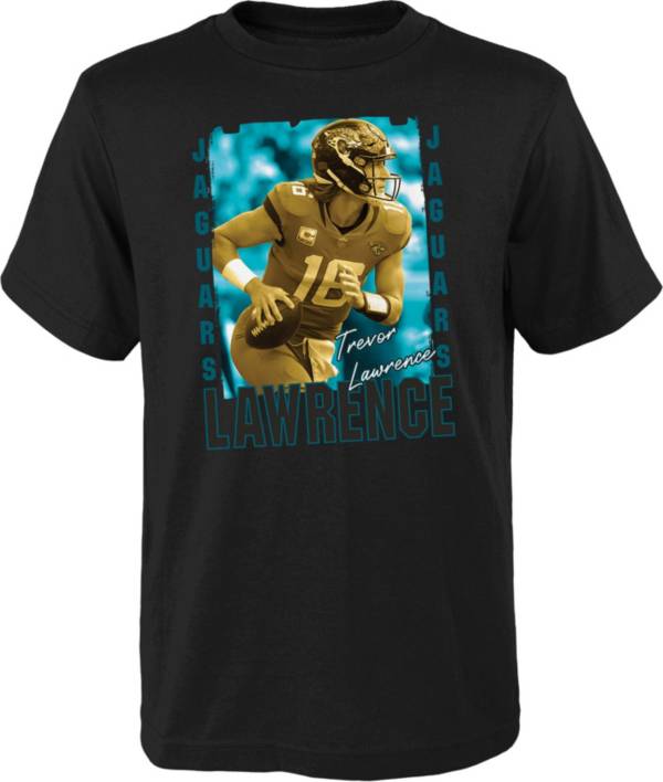 NFL Youth Jacksonville Jaguars Trevor Lawrence Play Action Black T-Shirt product image