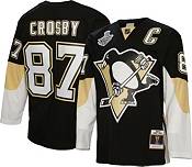 NHL Big & Tall Pittsburgh Penguins Sidney Crosby #87 Black Full-Zip Hoodie, Men's, XLT