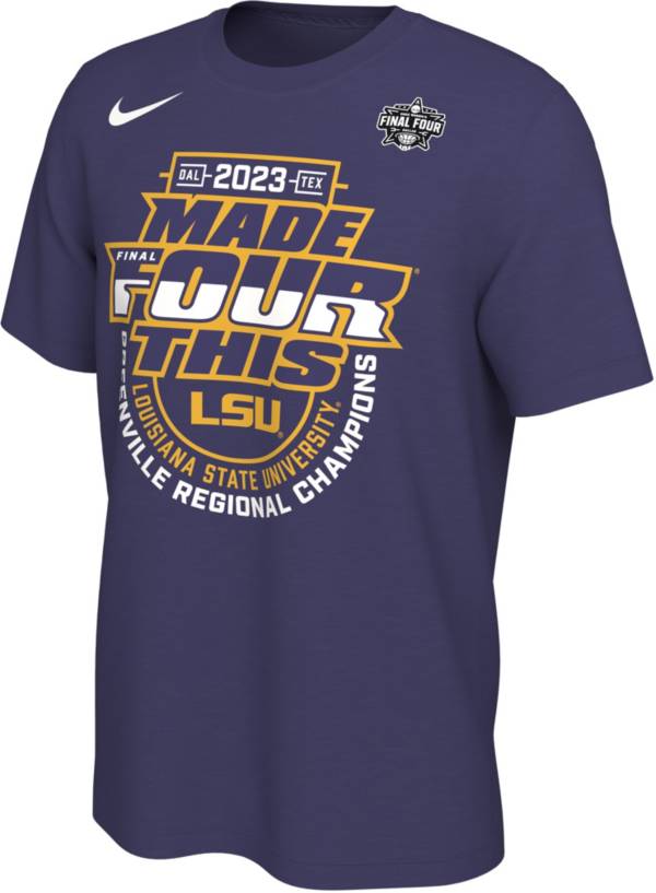 Nike LSU Tigers 2023 Women's Basketball Made Four This Final Four Bound Locker Room T-Shirt product image