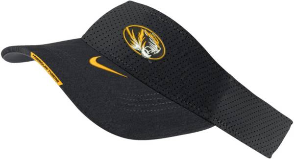 Nike Men's Missouri Tigers Black Aero Football Sideline Visor product image