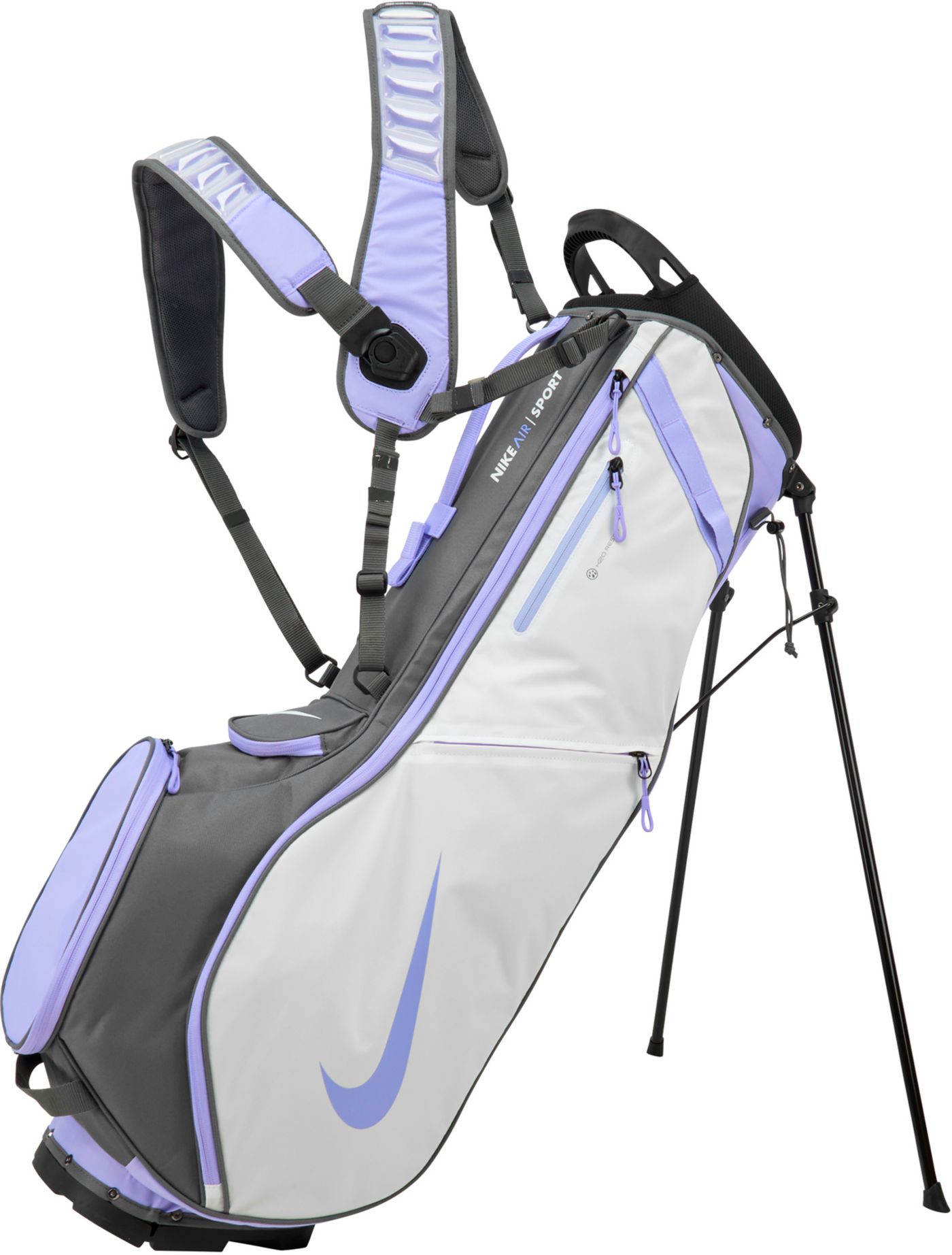Nike Air Sport 2 Golf Stand Bag Purple White
