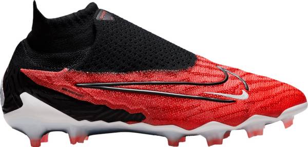 Red and black store nike soccer cleats