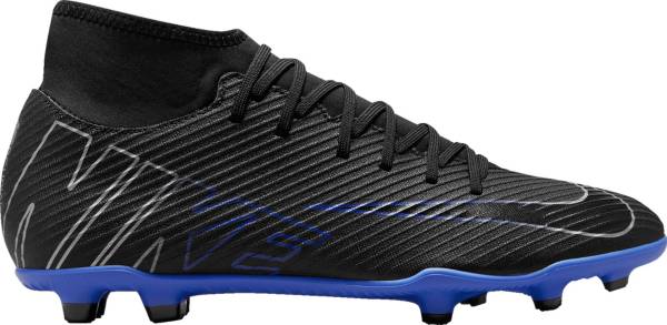 nike mercurial superfly blue and black