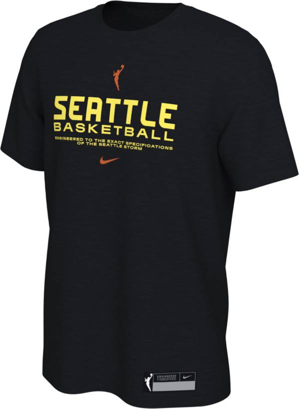 Nike Adult Seattle Storm Black Performance Cotton T-Shirt product image