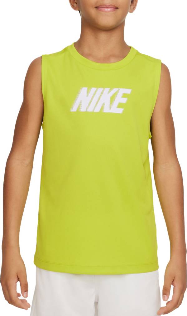 White nike outlet sleeveless shirt