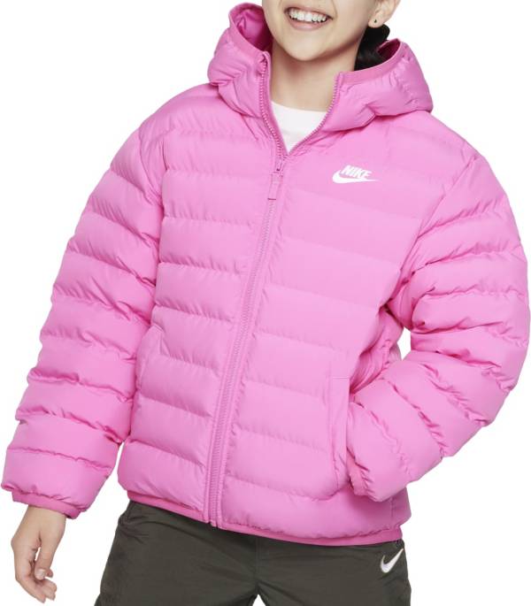 Girls' Big Kids' Nike Sportswear Lightweight Synthetic Fill Hooded