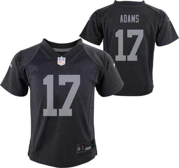 Nike Little Kids' Las Vegas Raiders Davante Adams #17 Black Game Jersey