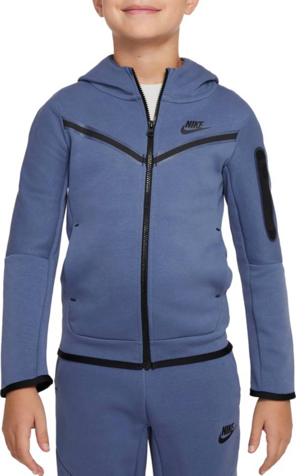 Blue nike zip online up jacket