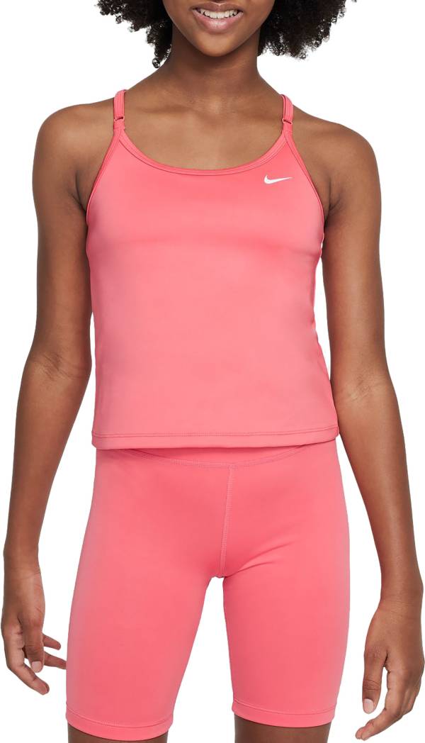 Girls' bra Nike Dri-Fit Indy - oxygen purple/indigo haze, Tennis Zone