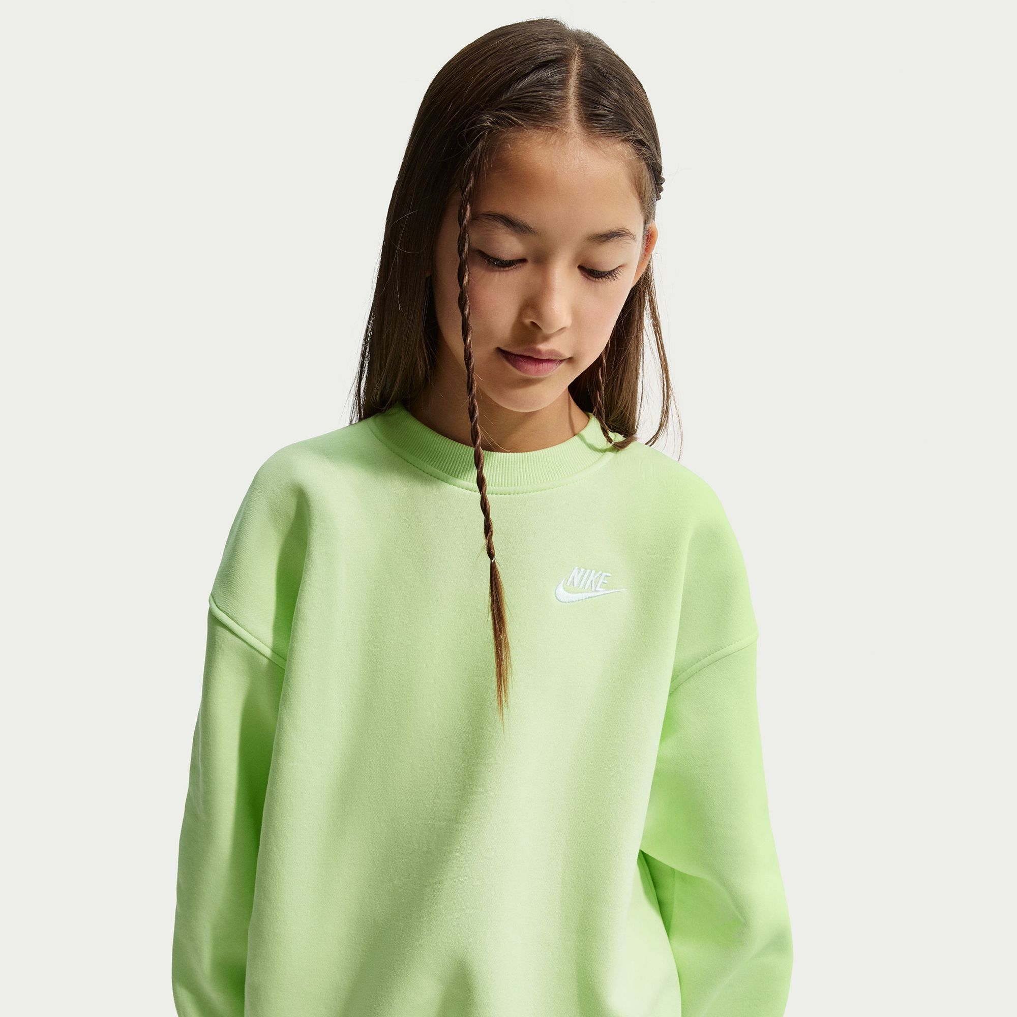 Nike Girls' Sportswear Club Fleece Oversized Sweatshirt product image