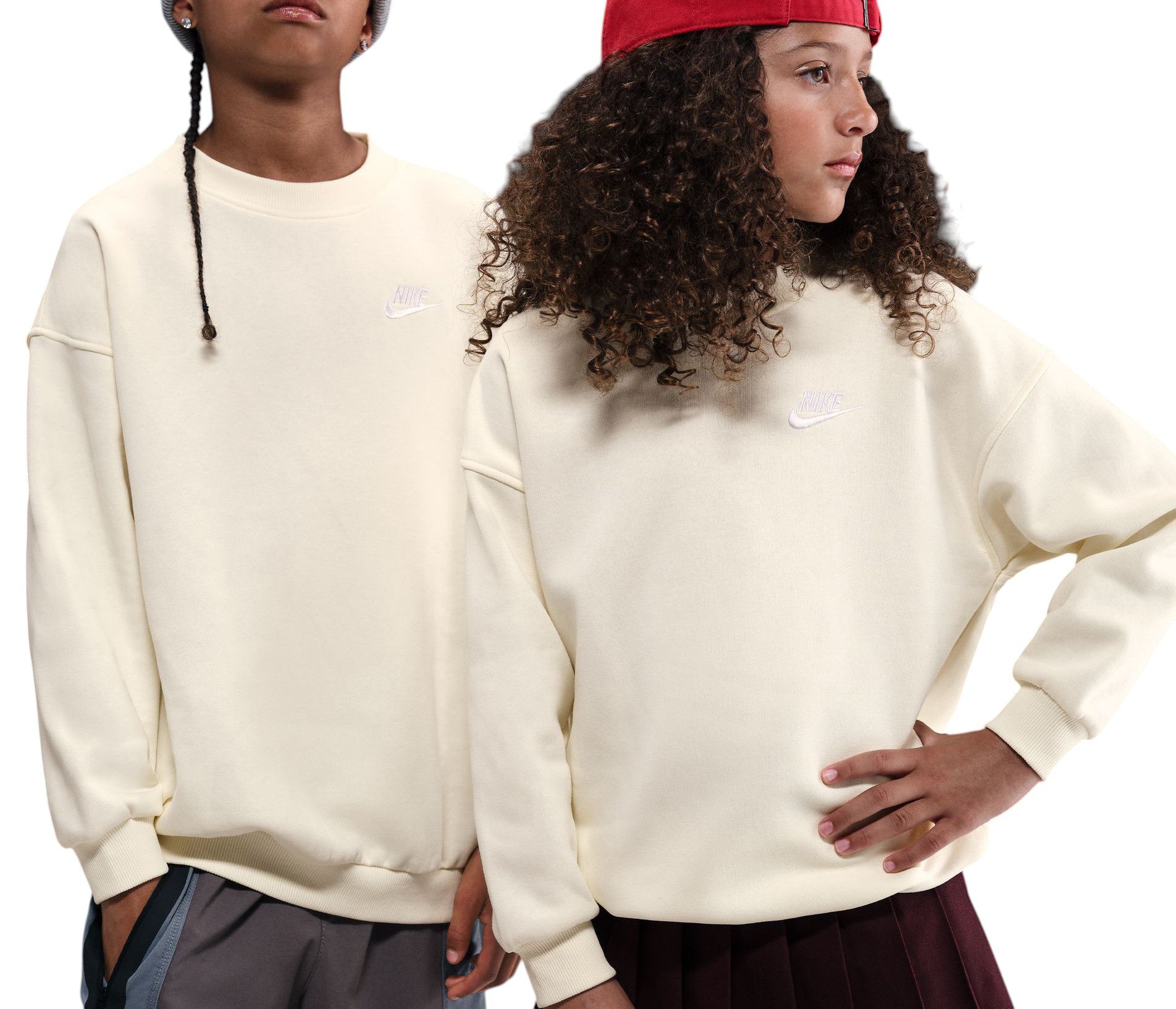 Nike Girls' Sportswear Club Fleece Oversized Sweatshirt product image