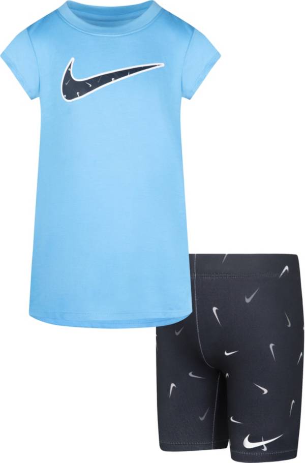 Nike biker hotsell shorts set