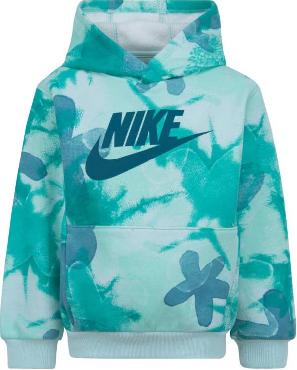 Nike Little Girls' Sci-Dye Club Fleece Pullover