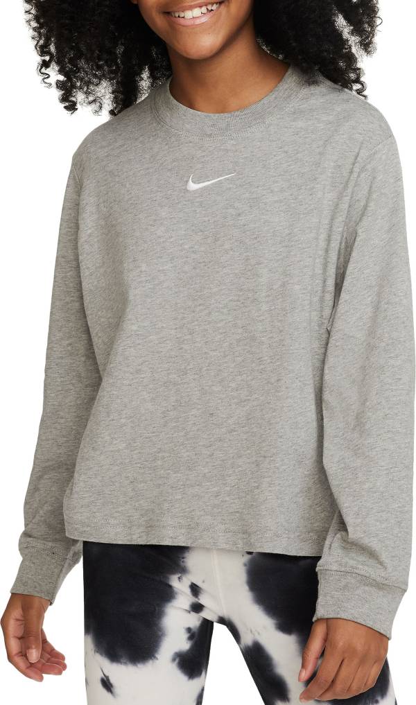 Nike Girls' Essentials Boxy Long Sleeve Shirt