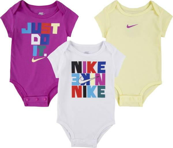 Nike Baby's Short Sleeve Bodysuits 3-Pack product image