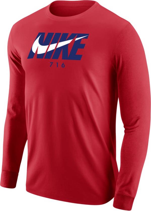 Nike Men's Buffalo 716 Red Long Sleeve T-Shirt | Dick's Sporting Goods