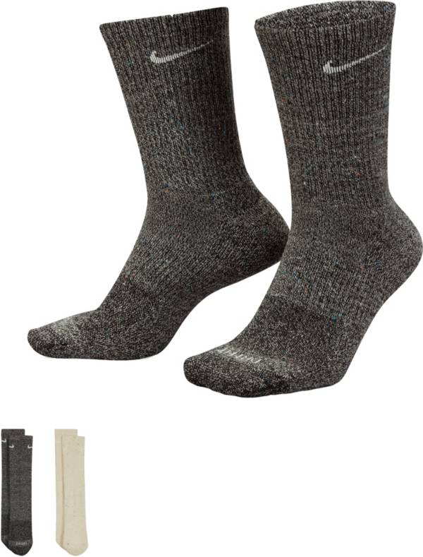 Nike Everyday Plus Undyed Cushioned Crew Socks - 2 Pack