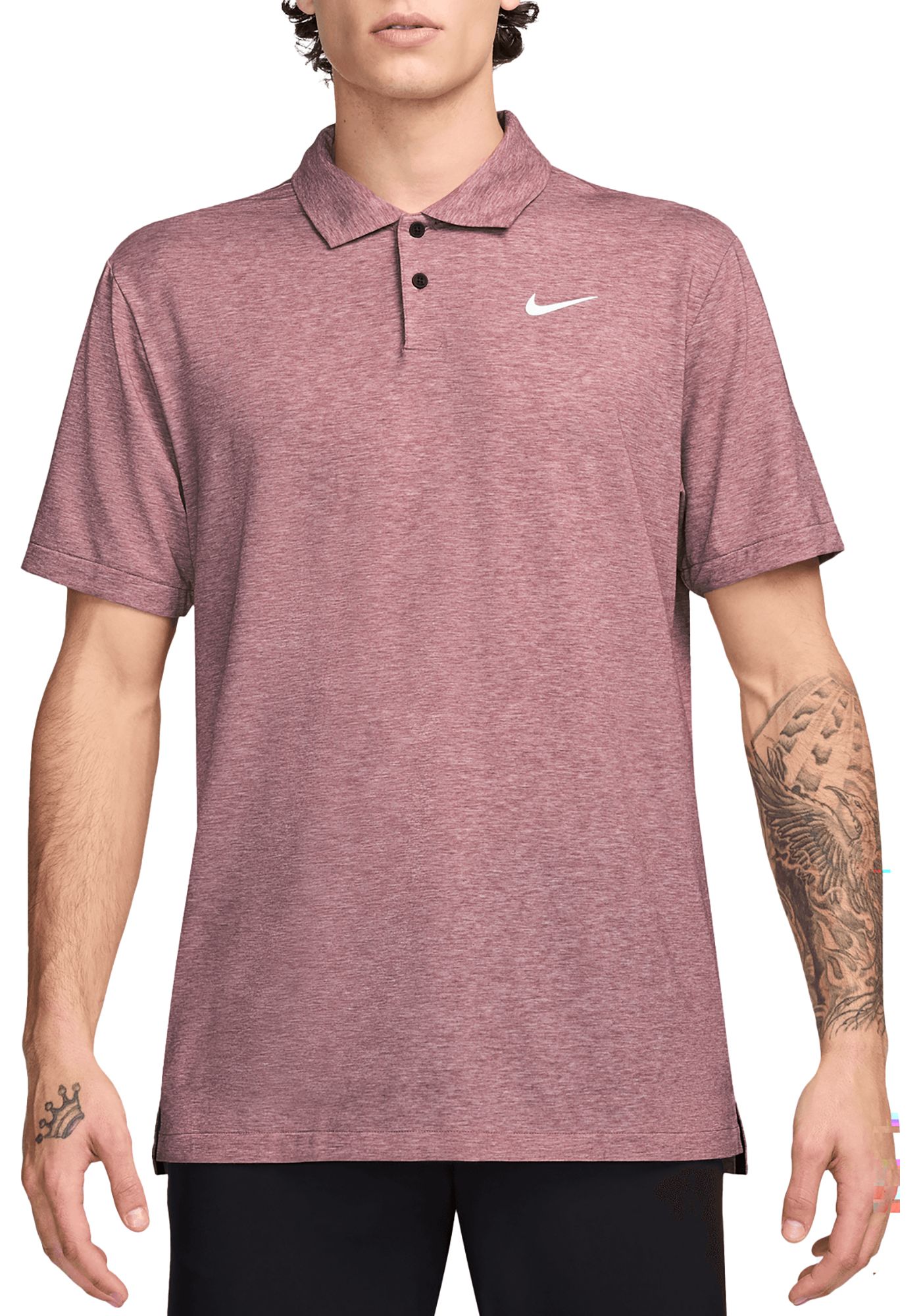 Nike Men s Dri FIT Tour Heather Golf Polo Golf Galaxy