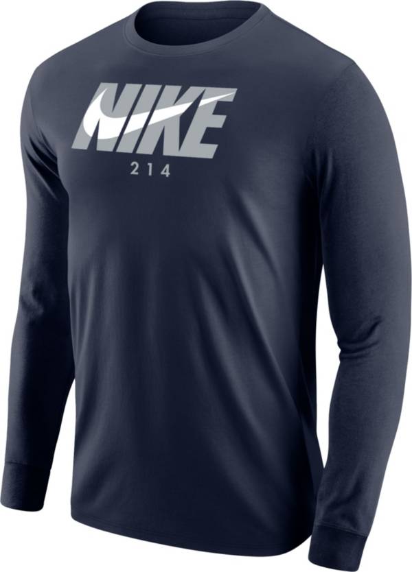 Nike Men's Dallas 214 Navy Long Sleeve T-Shirt | Dick's Sporting Goods