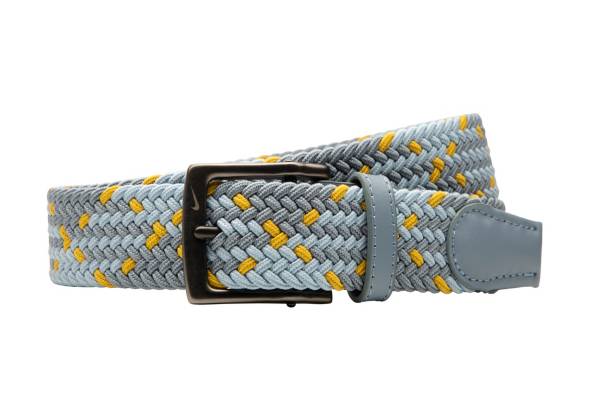 adidas Reversible Stretch Golf Belt - Blue, Men's Golf