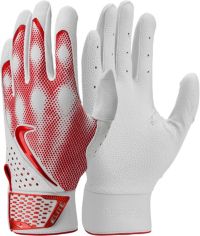 NIKE Alpha Elite グレー  マローン Lサイズ バッテ Nike Alpha Elite Baseball Batting Gloves (1 Pair). Nike.com