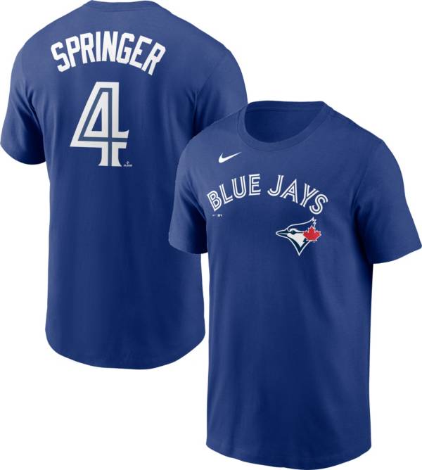 Nike Men's Toronto Blue Jays George Springer #4 Blue T-Shirt product image