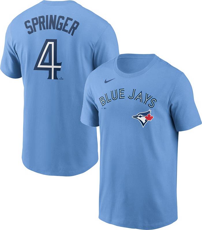 Nike Men's Toronto Blue Jays George Springer #4 Blue T-Shirt