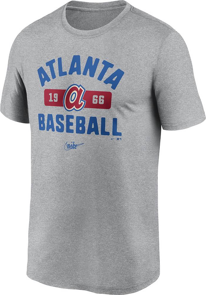 Nike Men's Atlanta Braves Gray Legend T-Shirt
