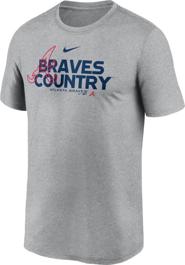 Nike Men's Atlanta Braves Gray Legend T-Shirt