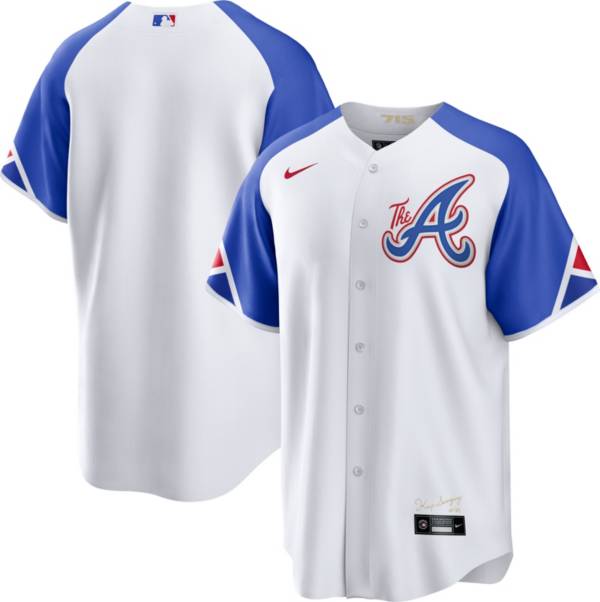 Nike Men's Atlanta Braves 2023 City Connect Blank Cool Base Jersey