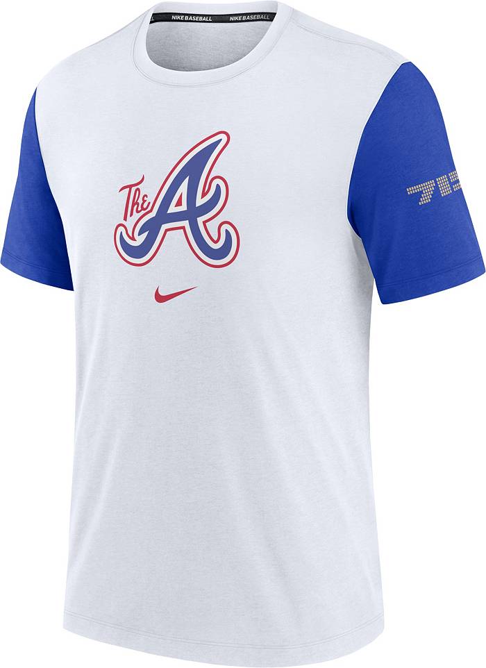 Nike Men's Replica Atlanta Braves Cooperstown Hank Aaron #44 White Cool  Base Jersey