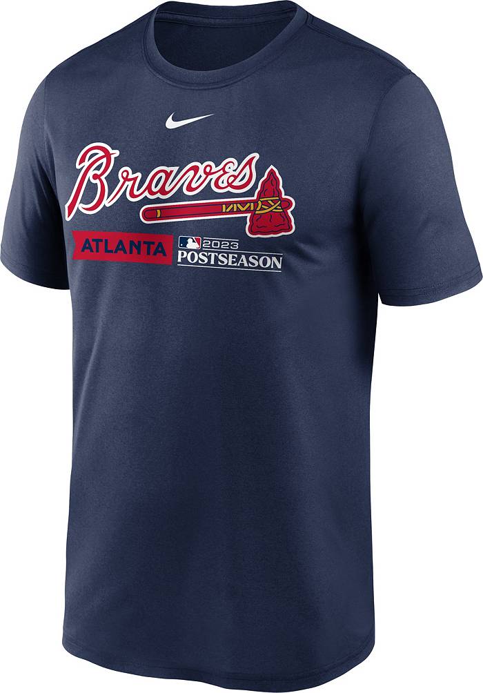 Riley Delgado 2022 Game Worn & Signed Blue Atlanta Braves Baseball Nike  Dri-Fit Shirt