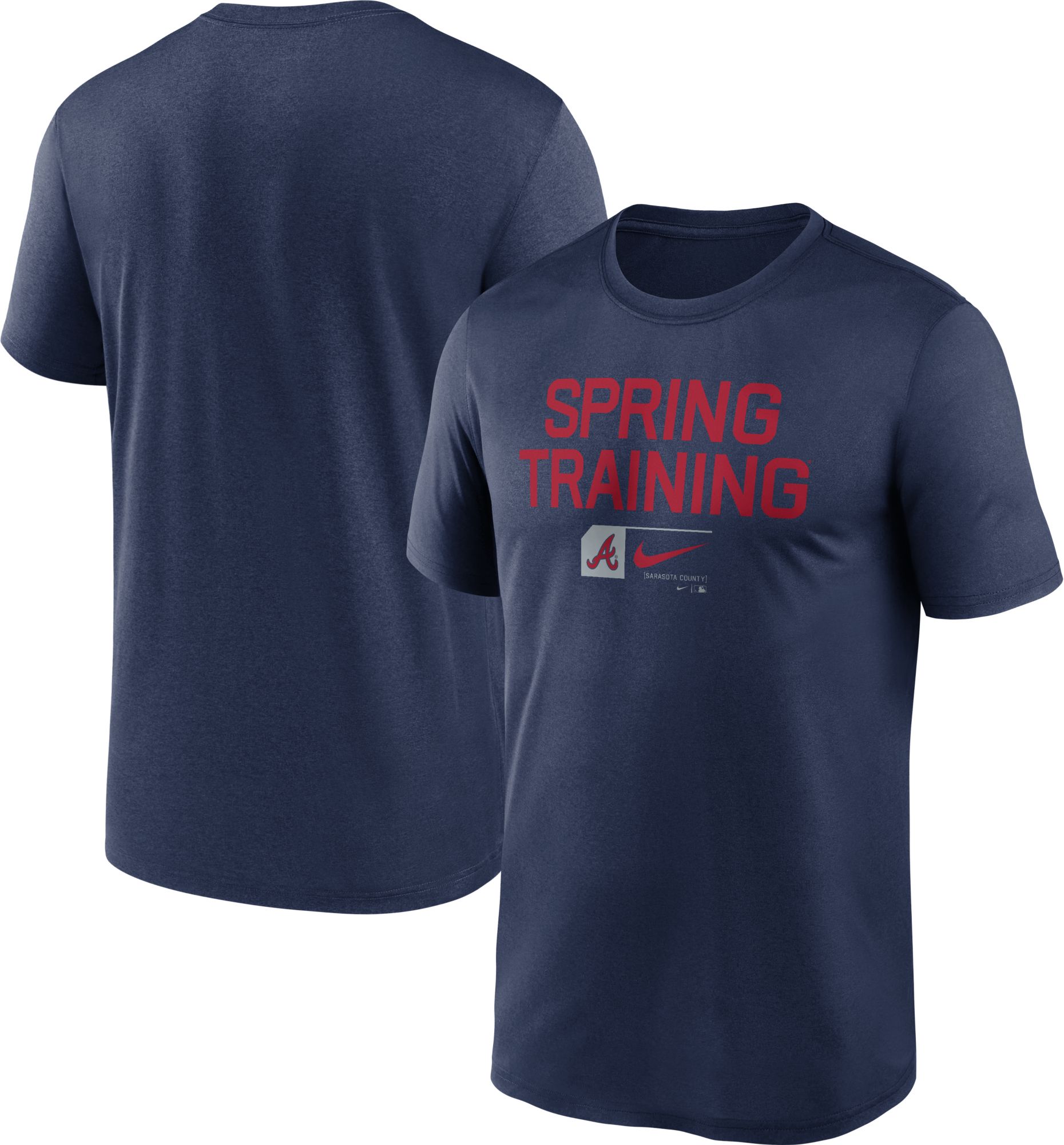 Dick's Sporting Goods Nike Men's Atlanta Braves Navy Spring