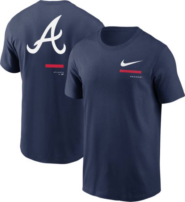 Nike Men's Atlanta Braves Navy Over Shoulder T-Shirt product image