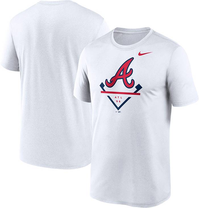 Men's Nike White Atlanta Braves Team T-Shirt
