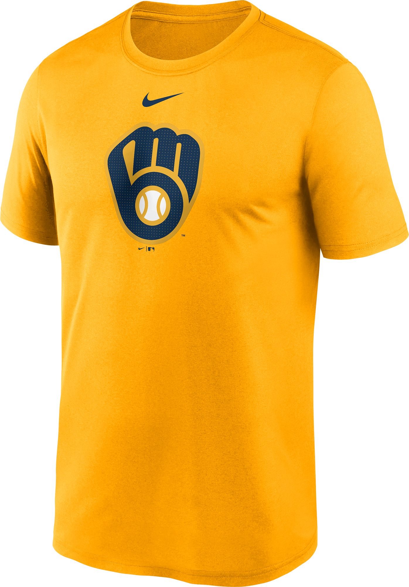 Nike Men's Milwaukee Brewers Navy Fuse Logo Legend T-Shirt product image