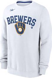 #039;47 New Milwaukee Brewers Shirt Womens Small Gray Long Sleeve