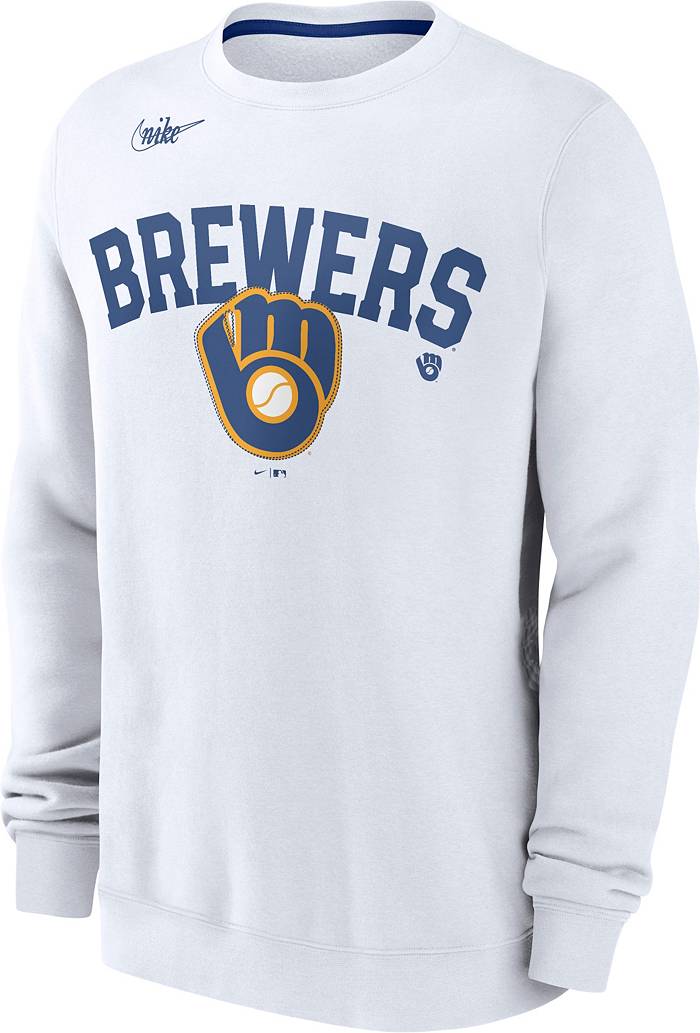 Nike Men's Milwaukee Brewers White Cooperstown Long Sleeve T-Shirt