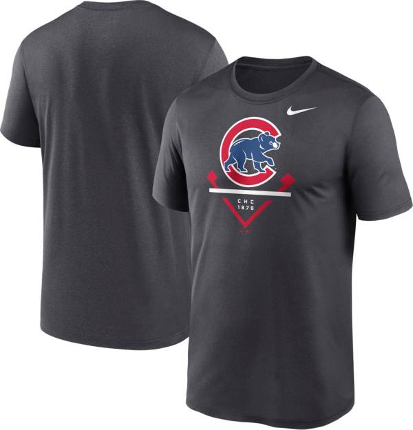 Nike Men's Chicago Cubs Gray Icon Legend Performance T-Shirt product image