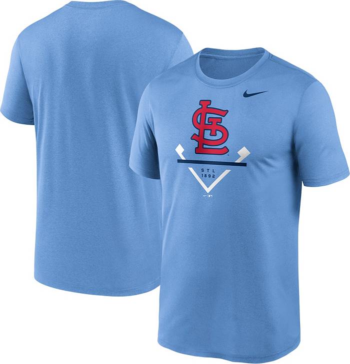 Men's St. Louis Cardinals Nike Light Blue Icon Legend T-Shirt
