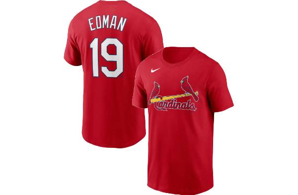 Nike Men's St. Louis Cardinals Tommy Edman #19 Red T-Shirt