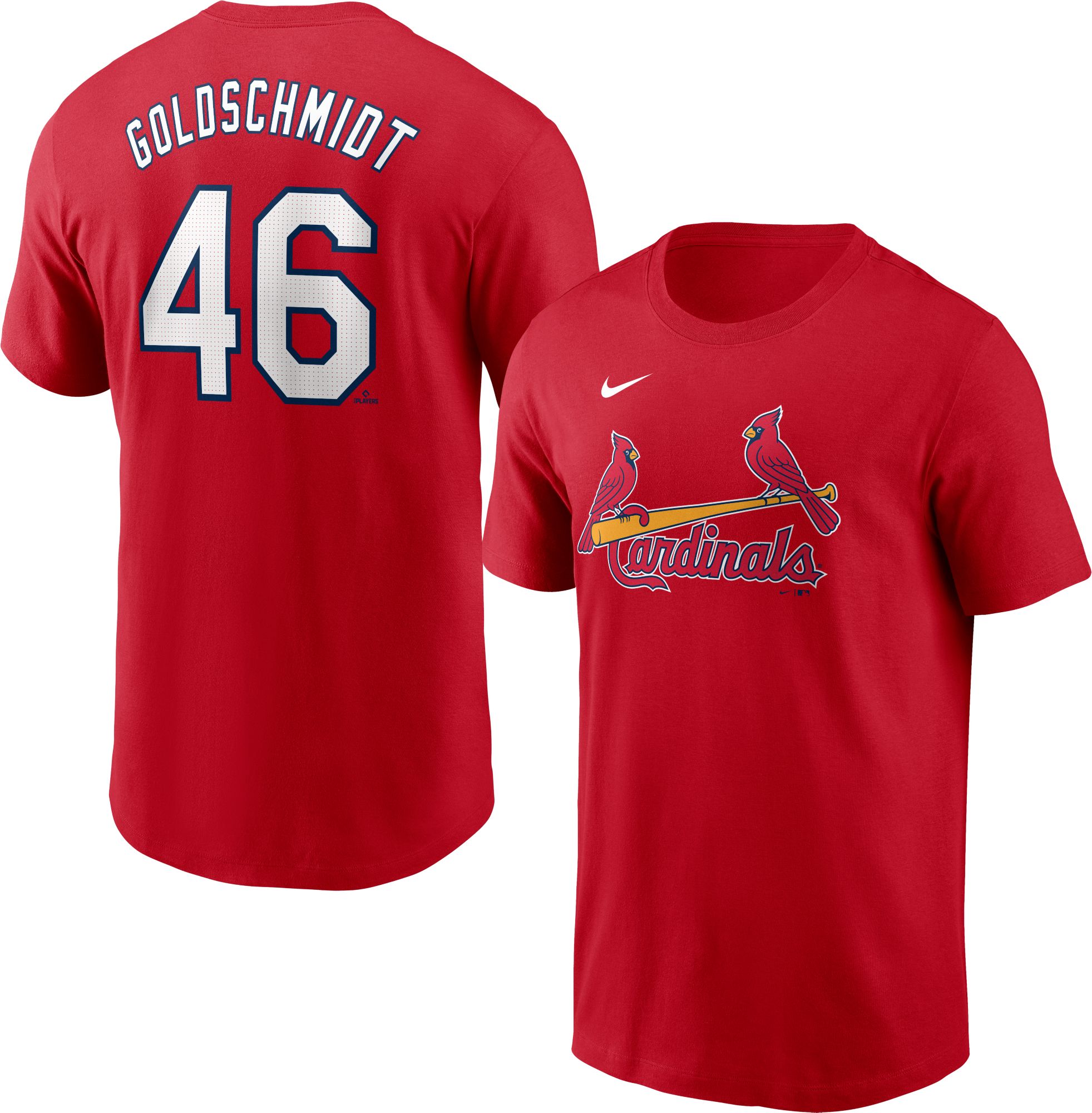 Nike Men's St. Louis Cardinals Paul Goldschmidt #46 Red T-Shirt product image