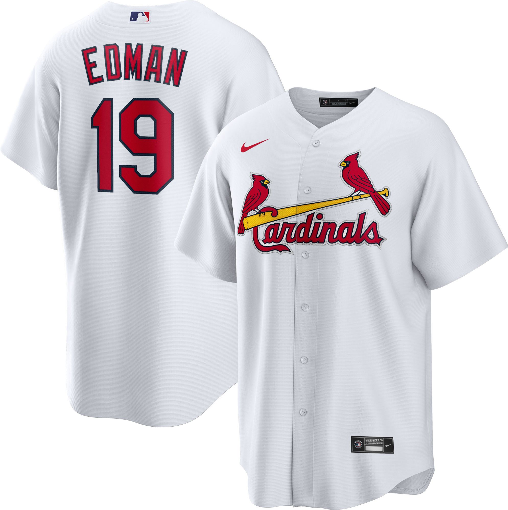 St. Louis Cardinals Tommy Edman Cream Alternate 2020 Replica Team Jersey