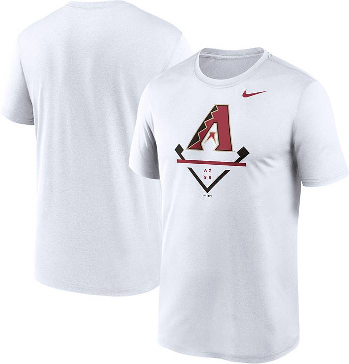 Men's New Era White Arizona Diamondbacks Historical Championship T-Shirt Size: Small