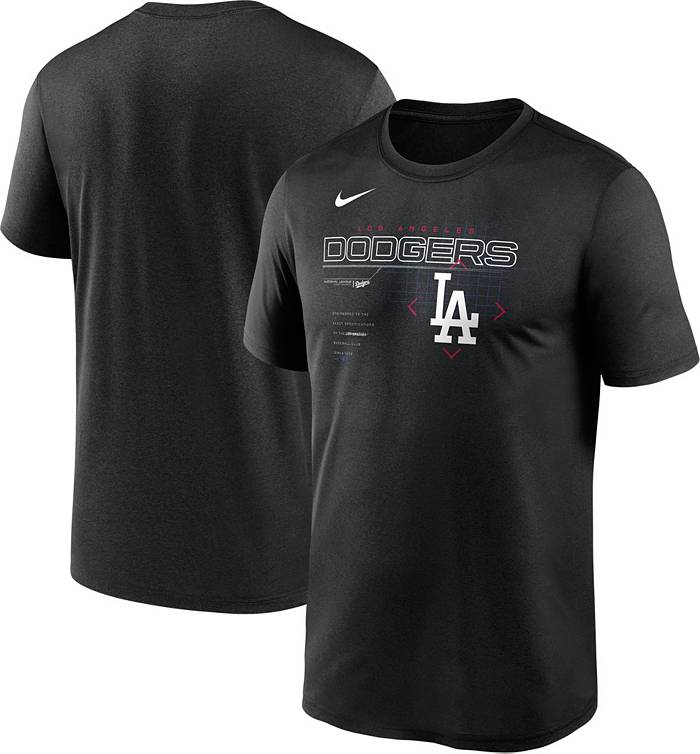 Men's MLB Los Angeles Dodgers Nike Fashion Black Replica Team